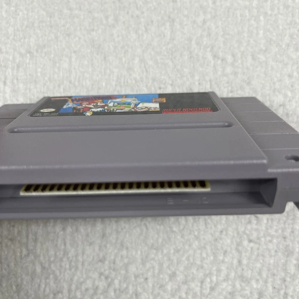 Nintendo Mario Paint Video Game‎ SNES OS Grey Cartridge Manual Retro Gaming